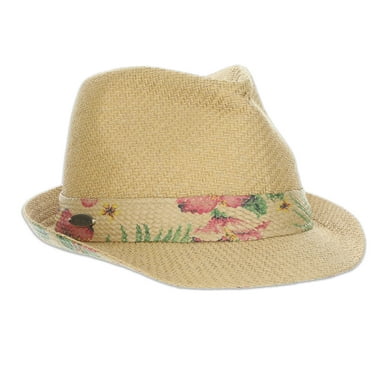 MG Solid Peak Ladies Wide Brim Toyo Sun Hat Natural MG Solid Peak Ladies Wide Brim Toyo Sun Hat Natural